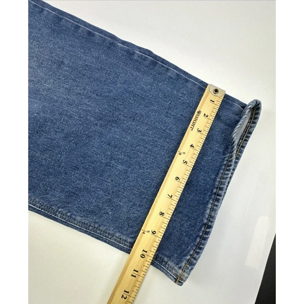 Old Navy Wide Leg Extra High Rise Jeans Denim Relaxed Zip Button 580116 Women 16